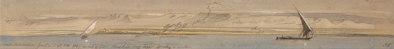 Nahe Maimoun von Edward Lear