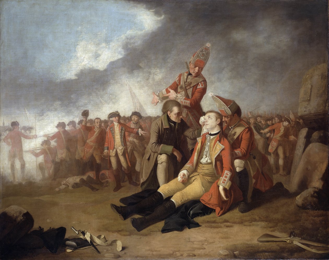 Der Tod von General Wolfe, 1763 von Edward Penny