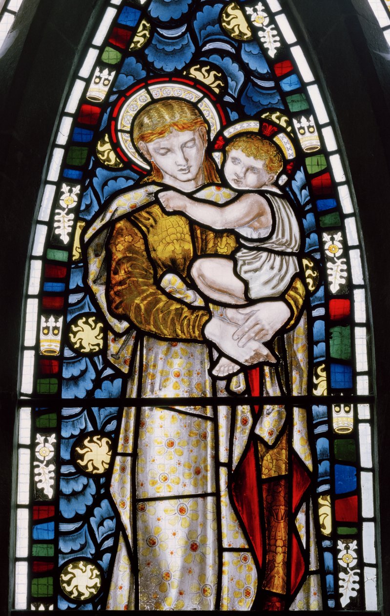 Tilehurst, St Michael, Madonna und Kind von Edward and Morris Burne Jones