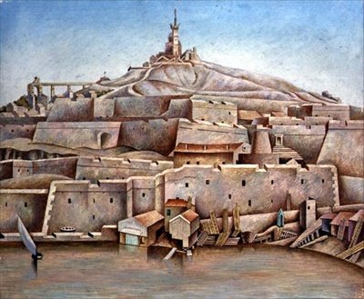 Marseille, ca. 1926 von Edward Alexander Wadsworth