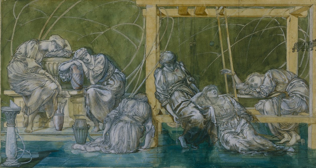 Der Gartenhof von Edward Burne Jones