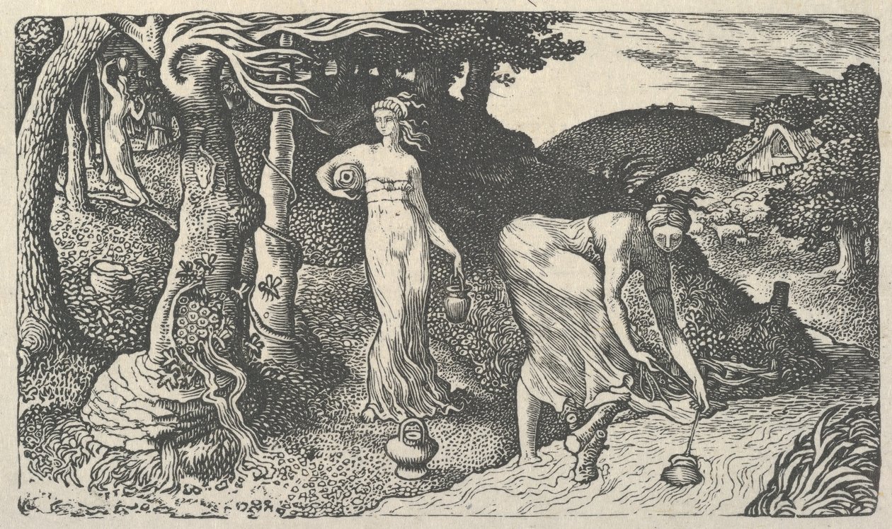 Der Bach, 1829 von Edward Calvert