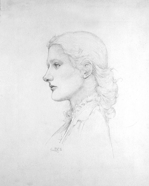Porträt von Lucy Merrill von Edward Coley Burne Jones