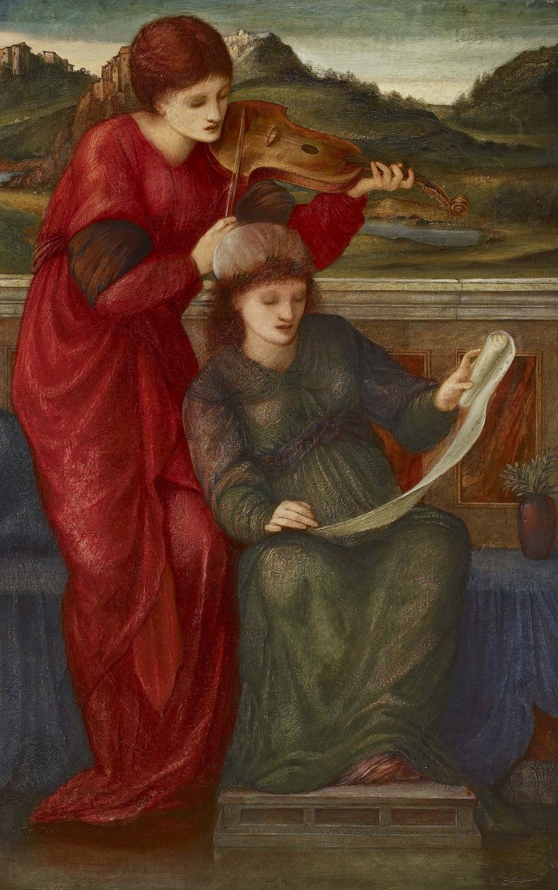 Musik, 1877 von Edward Burne Jones