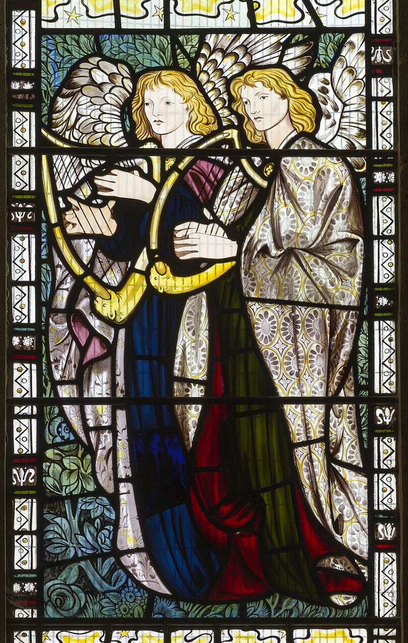 Musikalische Engel, 1865 von Edward Burne Jones