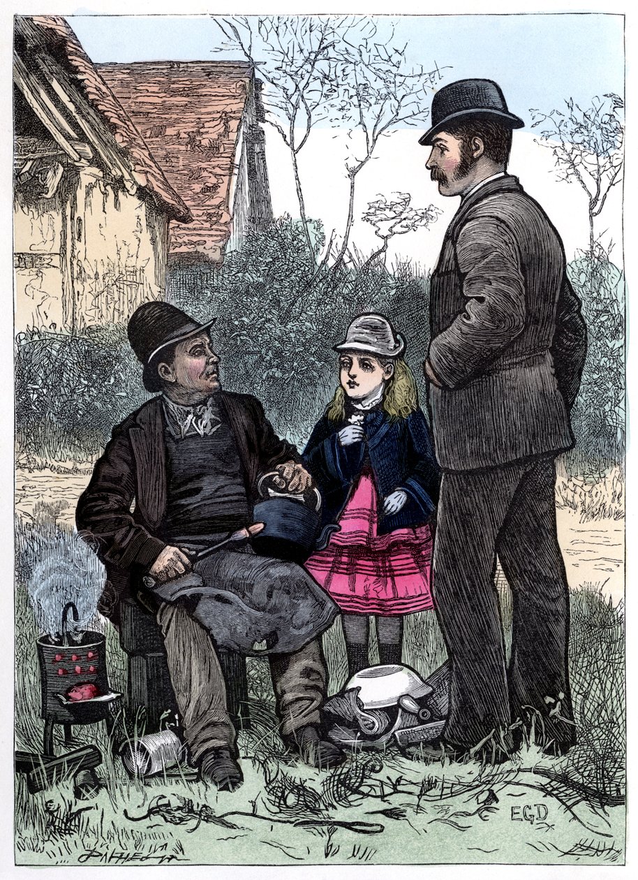 Picking up the Tinker von Charles Dickens von Edward Dalziel
