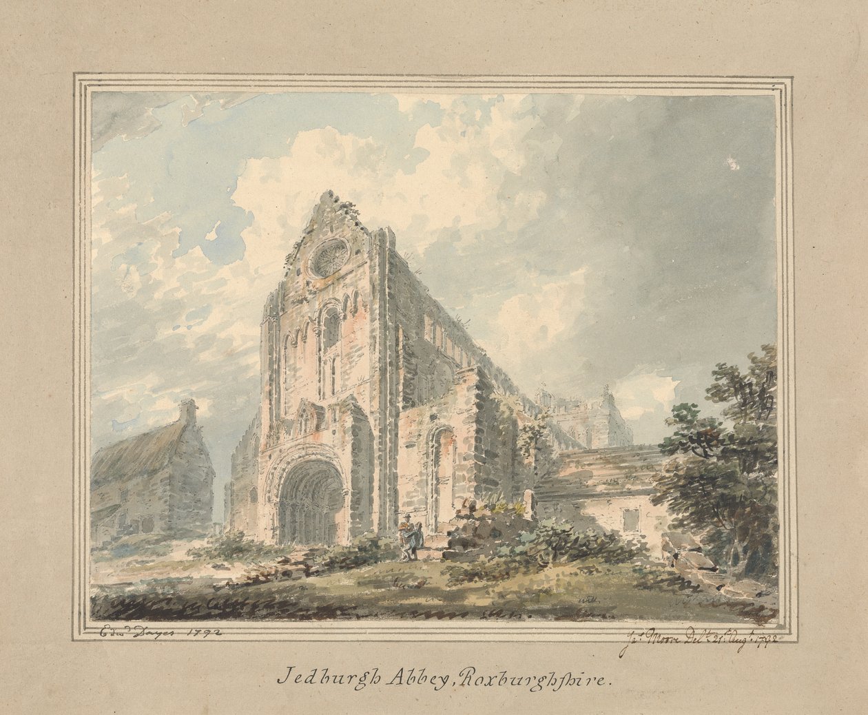 Jedburgh Abbey, Roxburghshire von Edward Dayes