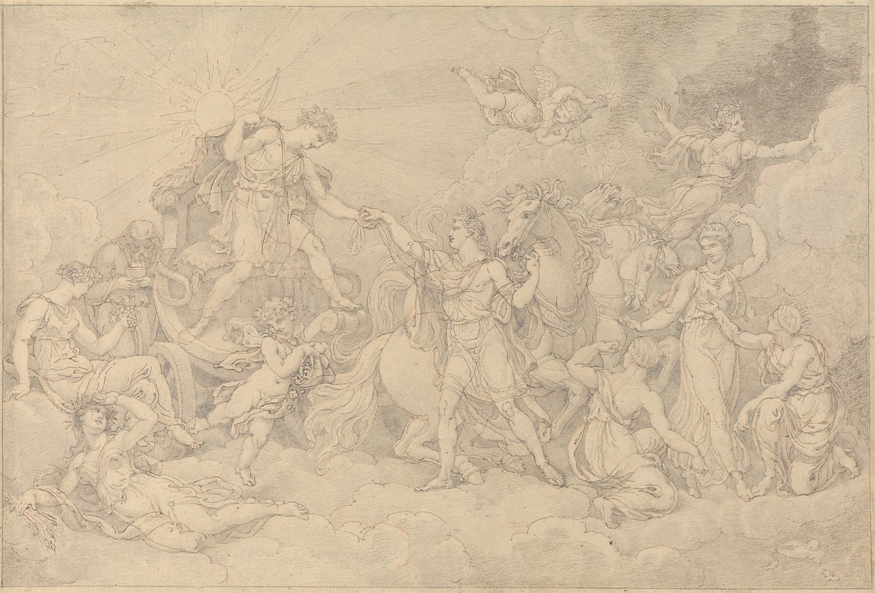 Apollo und Phaeton von Edward Francis Burney