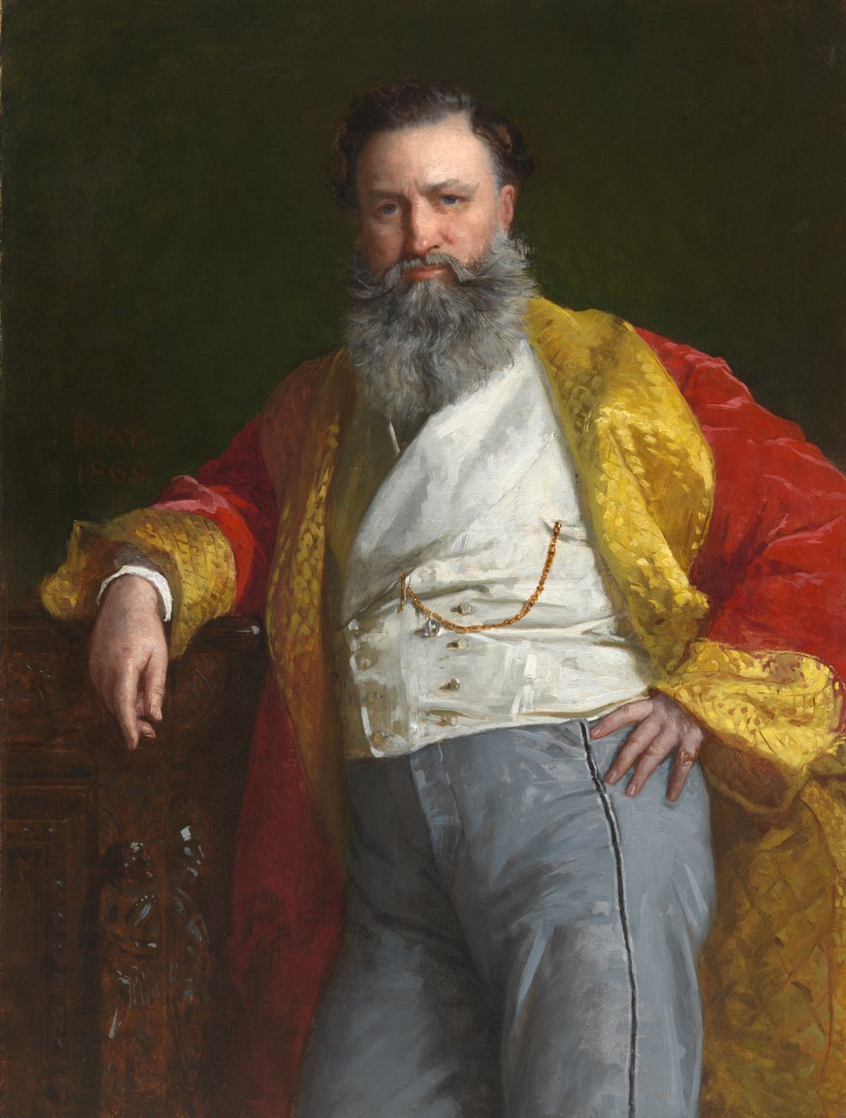 Isaac Merrit Singer, 1869 von Edward Harrison May
