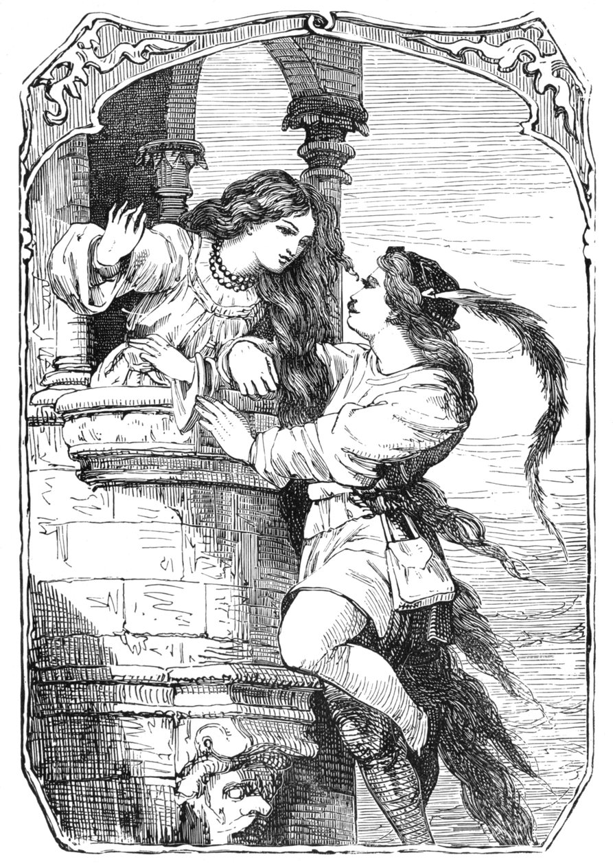 Rapunzel von Edward Henry Wehnert