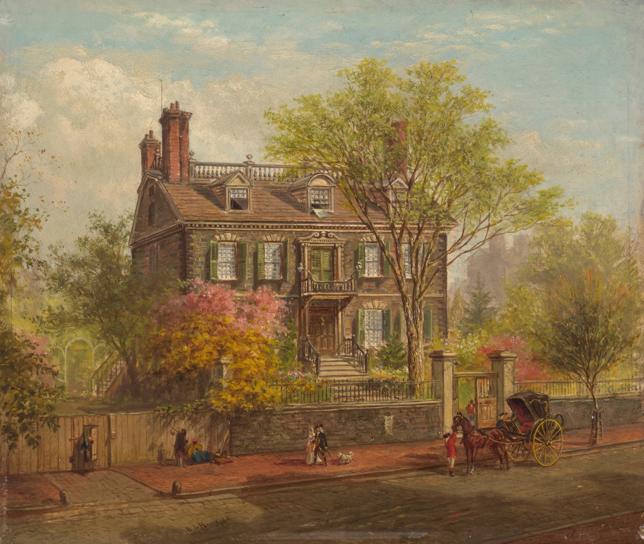 Das John Hancock Haus von Edward Lamson Henry