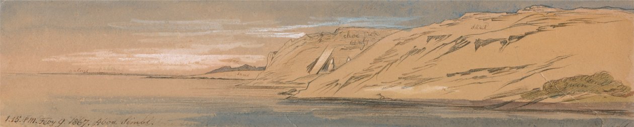 Abu Simbel von Edward Lear