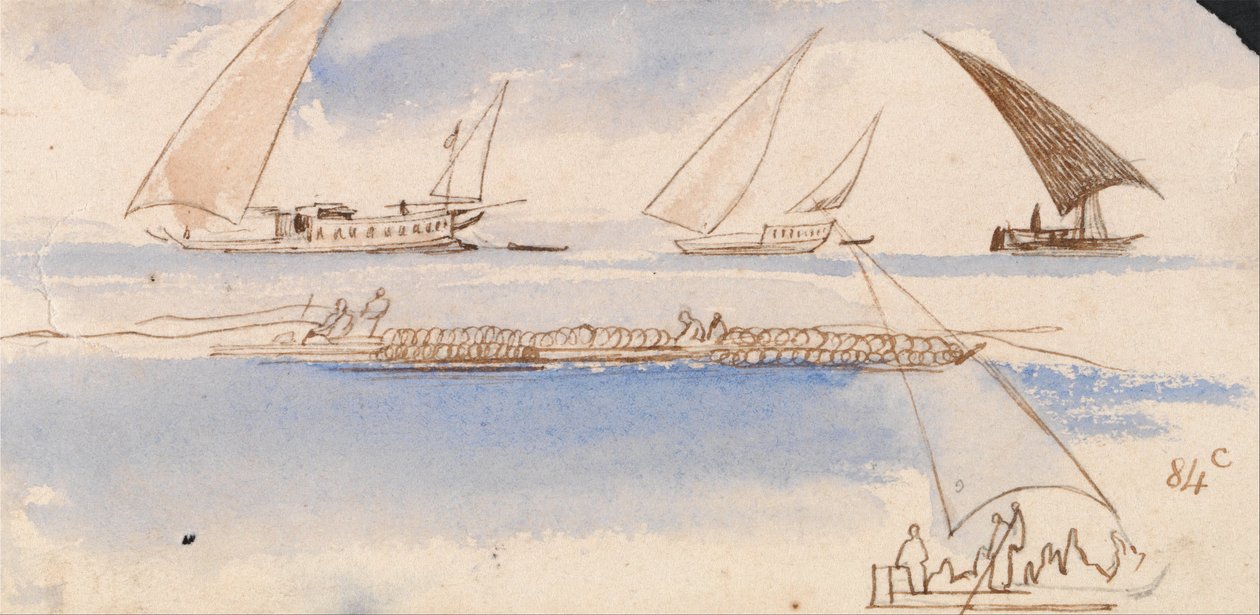 Boote von Edward Lear
