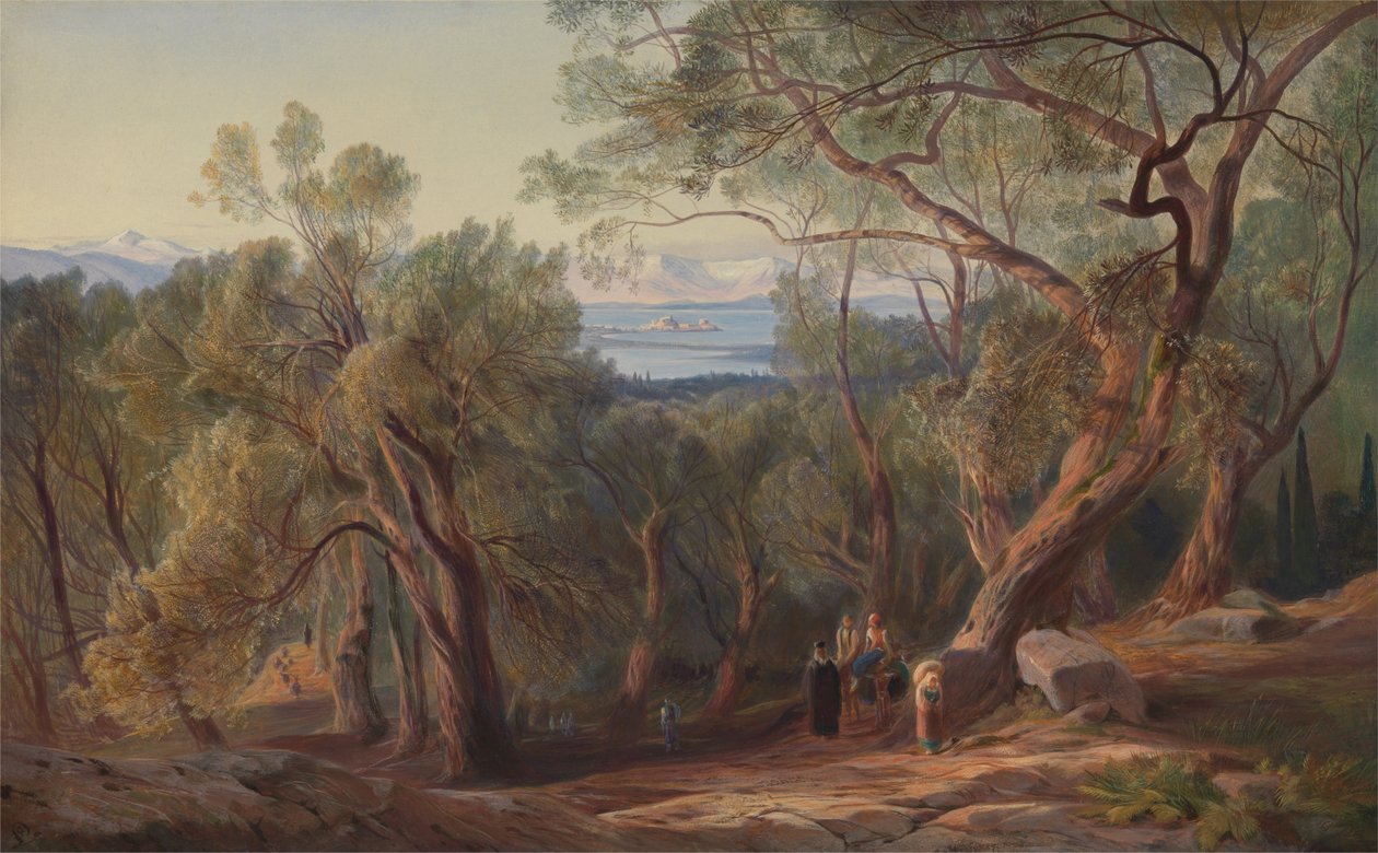 Korfu von Santa Decca von Edward Lear