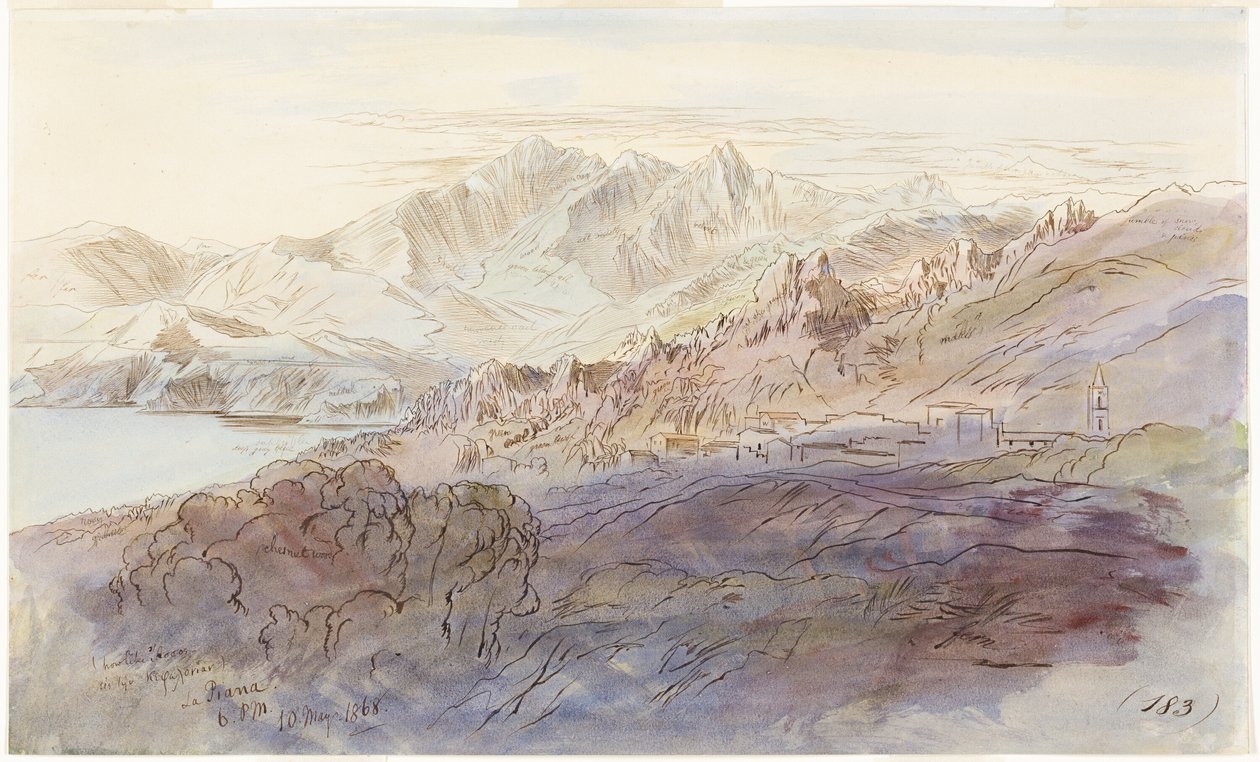 La Piana von Edward Lear