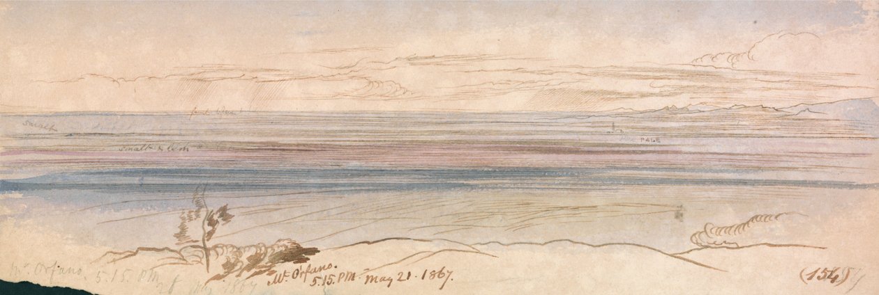 Berg Orfano von Edward Lear