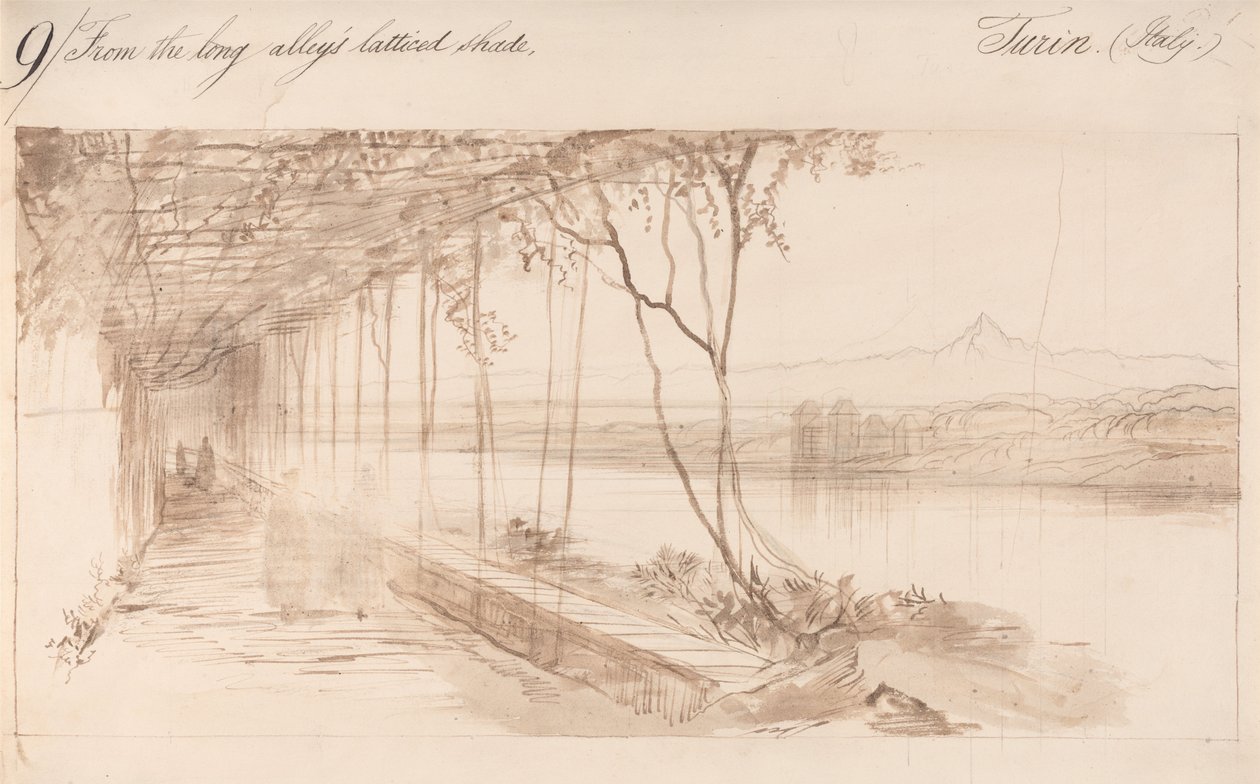 Turin, Italien von Edward Lear