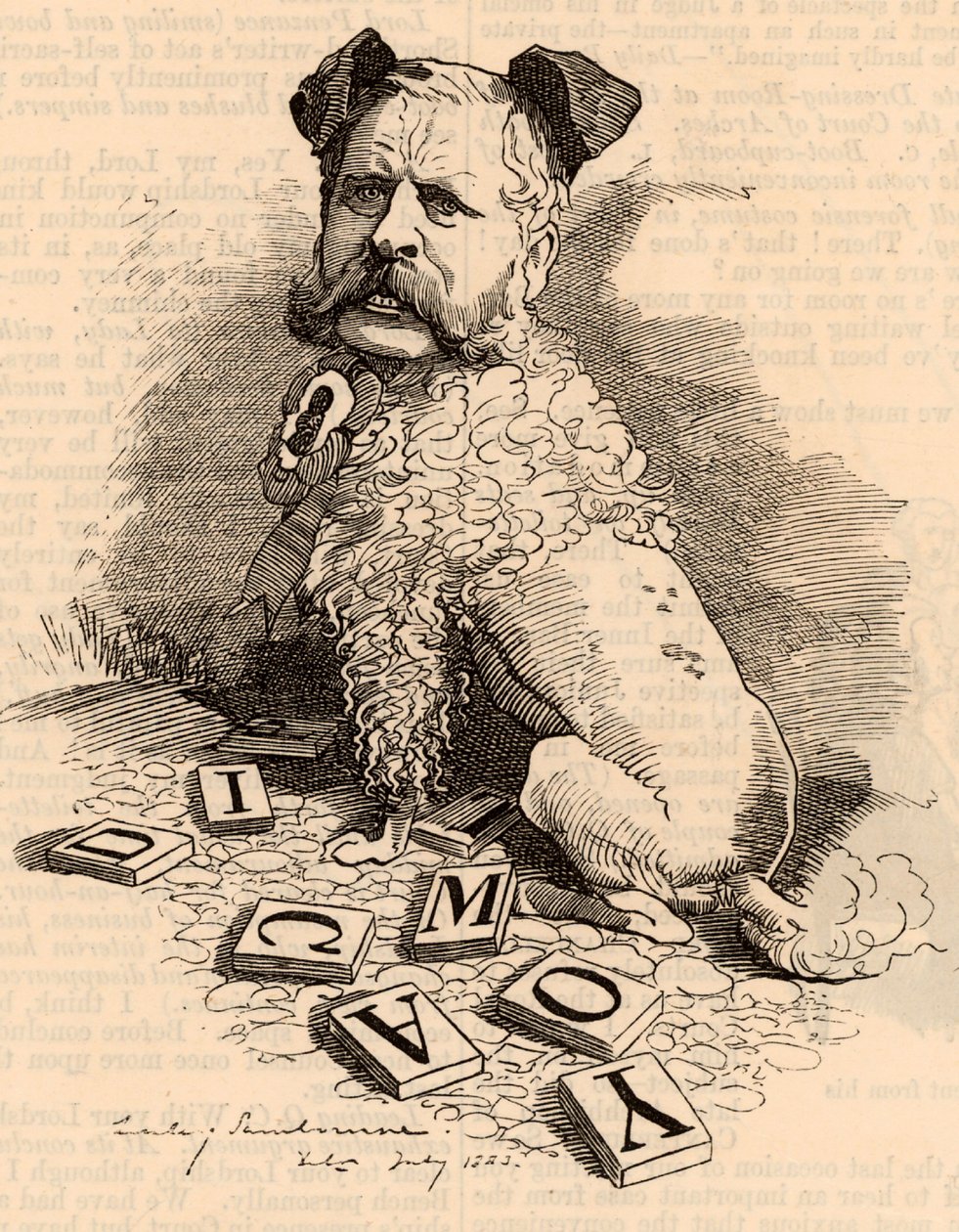 William Henry Waddington (1826-1894) von Edward Linley Sambourne