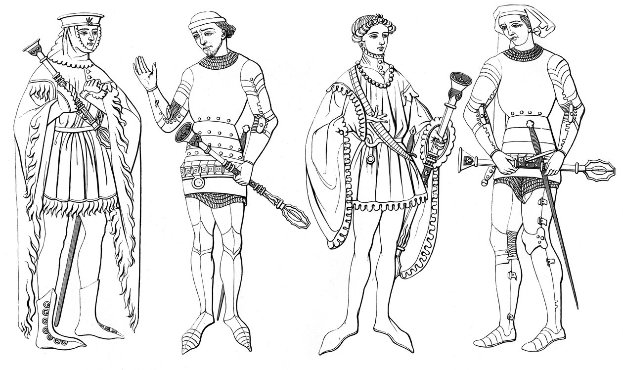Sergeant at Arms, 14. Jahrhundert 1849 von Edward May