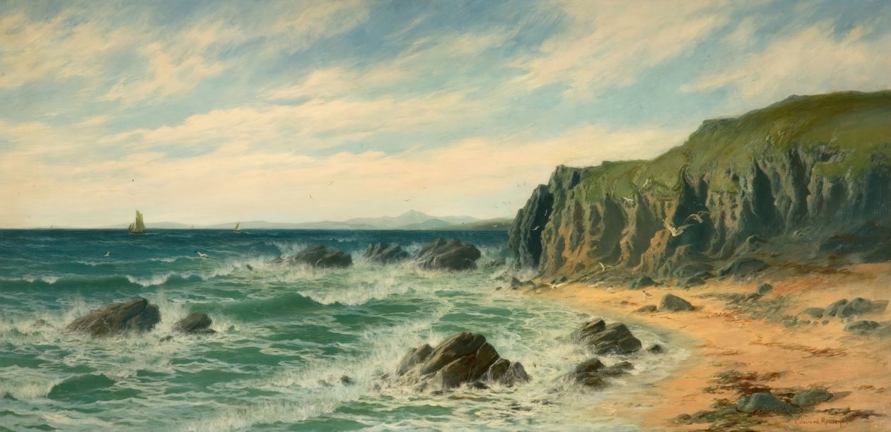 Küstenlandschaft, 1887 von Edward Moore