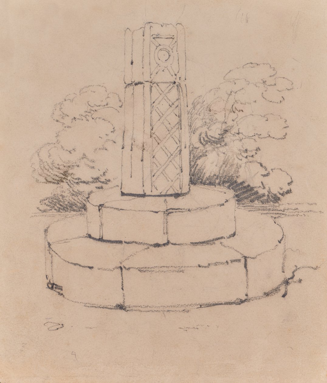 Denkmal-Skizze von Edward Pretty