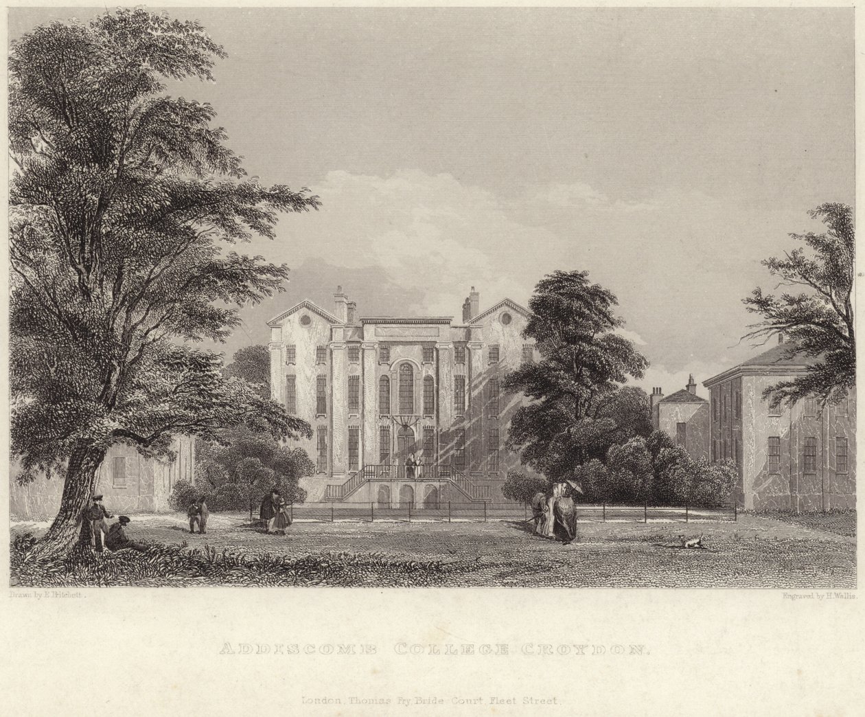 Addiscombe College in Croydon von Edward Pritchett