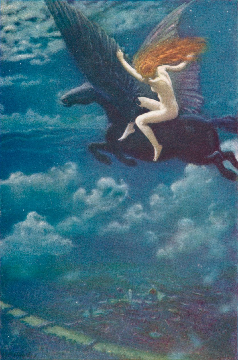Traum-Idyll Eine Walküre, 1902, 1905 von Edward Robert Hughes