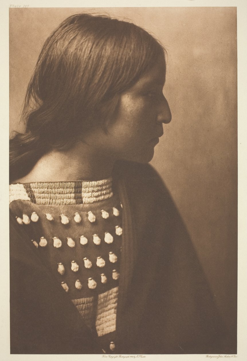 Arikara Mädchen von Edward S. Curtis