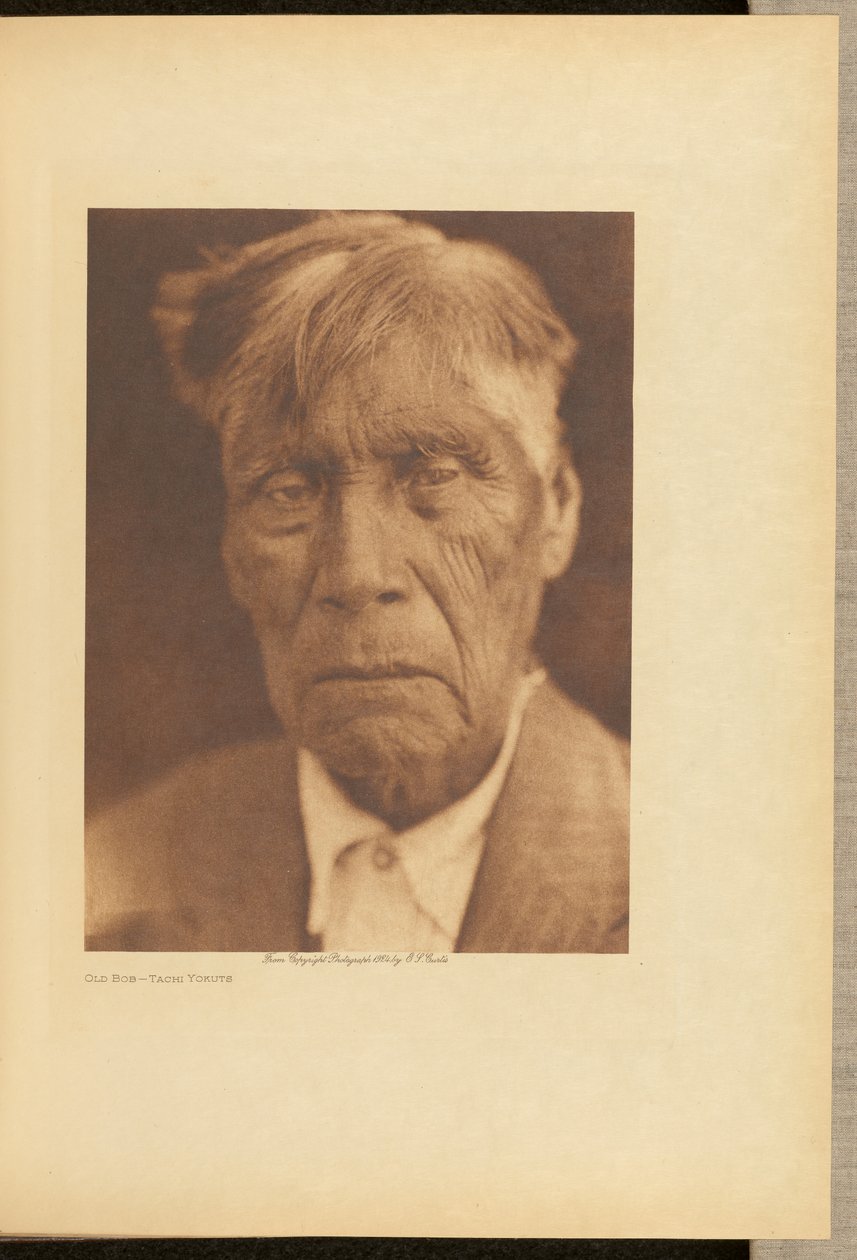 Alter Bob - Tachi Yokuts von Edward S. Curtis