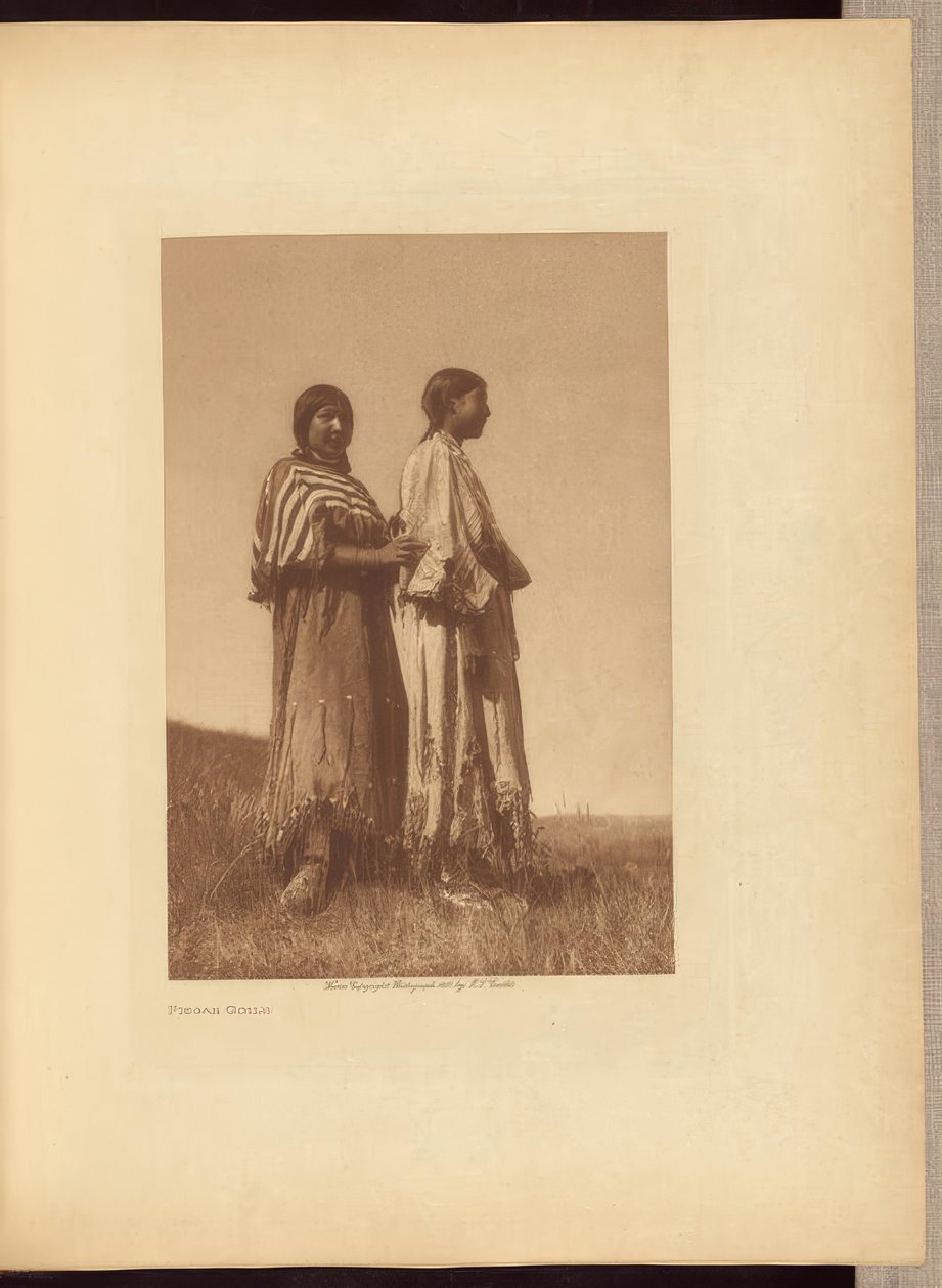 Piegan-Mädchen von Edward S. Curtis