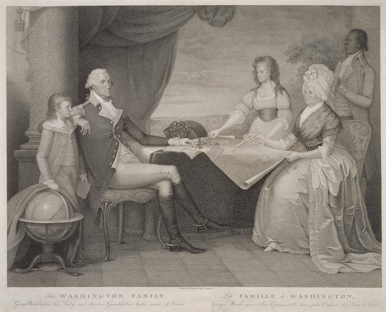 Die Familie Washington von Edward Savage