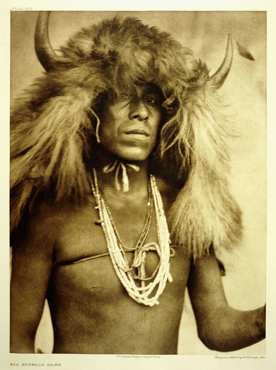 Sia-Büffelmaske von Edward Sheriff Curtis