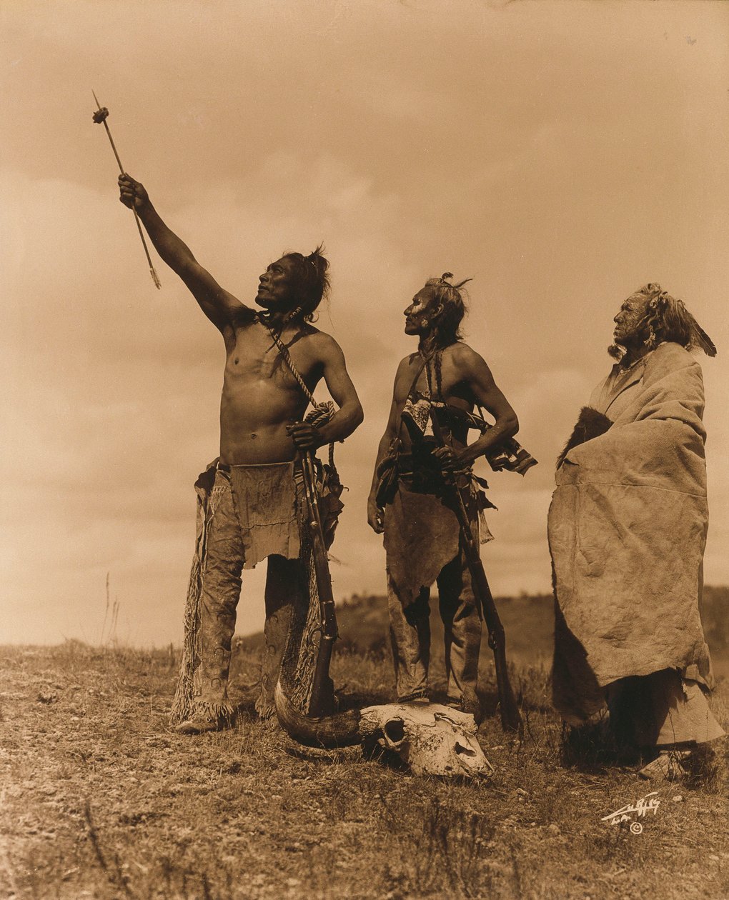 Der Eid - Apsaroke von Edward Sheriff Curtis