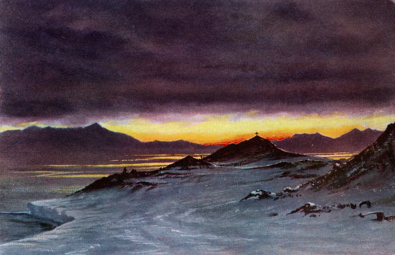 Hut Point, Mitternacht, 27. März 1911, 1913 von Charles Edward Wilson
