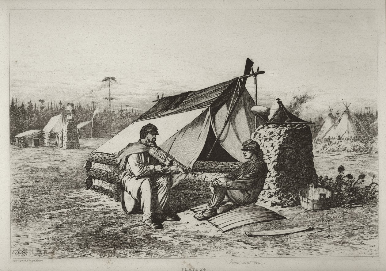 Home, Sweet Home, von Edwin Forbes von Edwin Austin Forbes