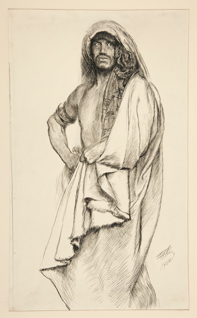 Aaron, aus Titus Andronicus von Edwin Austin Abbey