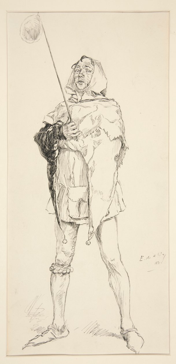 Clown von Edwin Austin Abbey