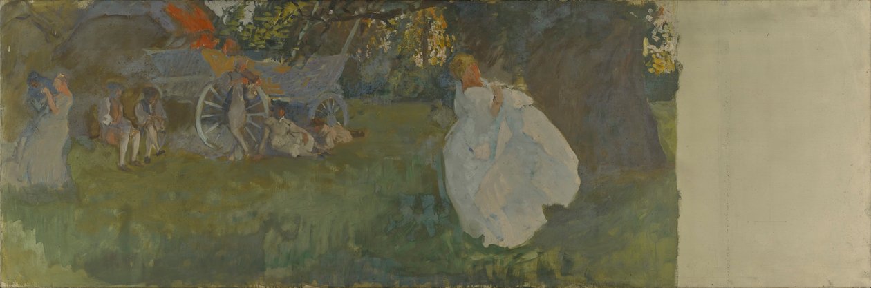 Kompositionsstudie von Edwin Austin Abbey