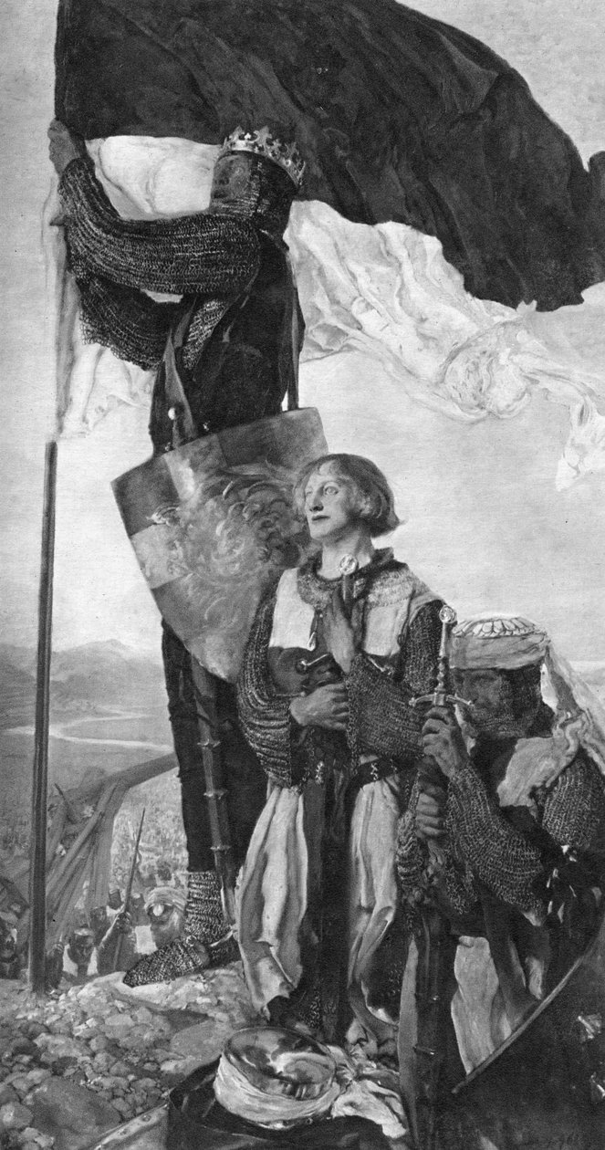 Kreuzfahrer sichten Jerusalem von Edwin Austin Abbey