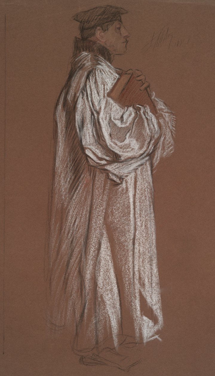 Figur für den Prozess von Catherine von Edwin Austin Abbey
