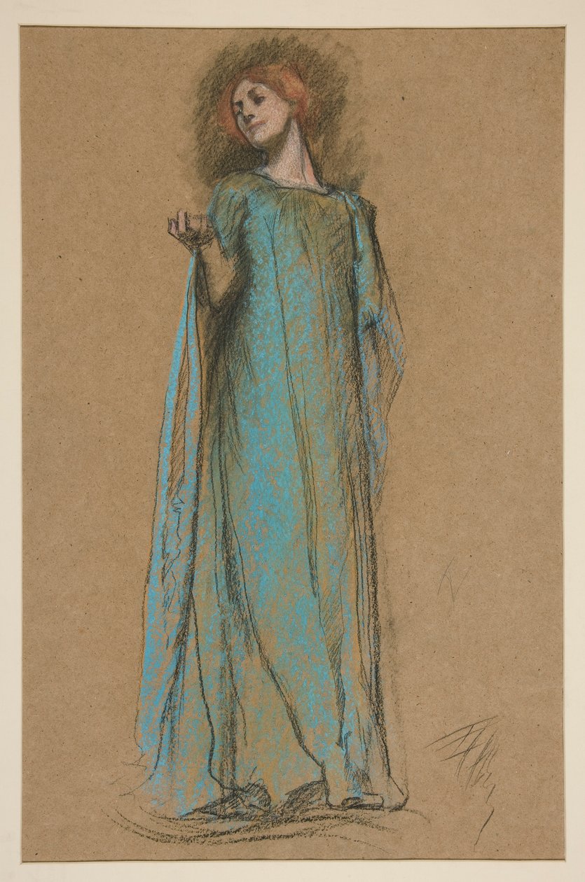 Figurenstudie von Edwin Austin Abbey