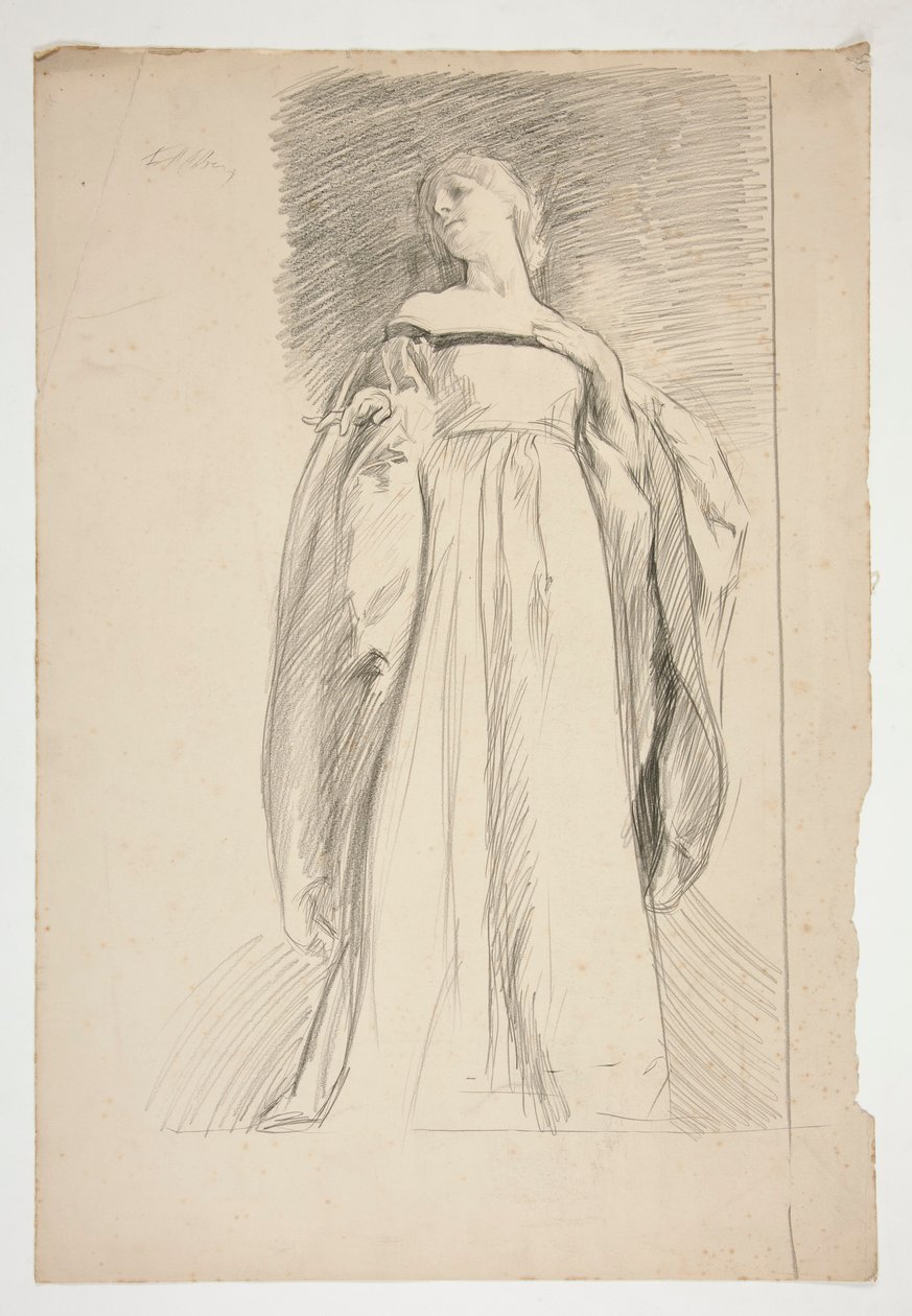 Figurenstudie von Edwin Austin Abbey