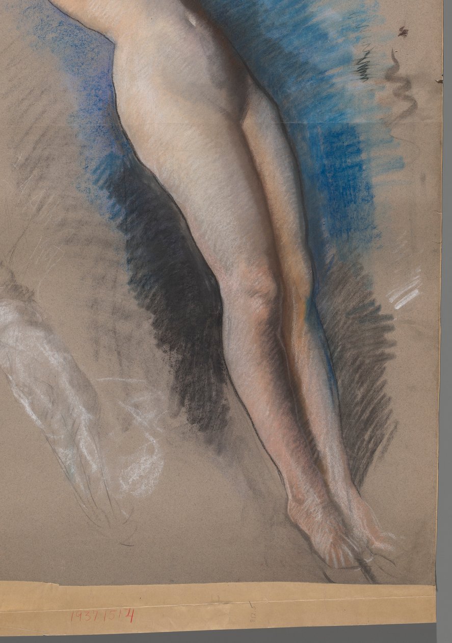 Figurenstudie für von Edwin Austin Abbey