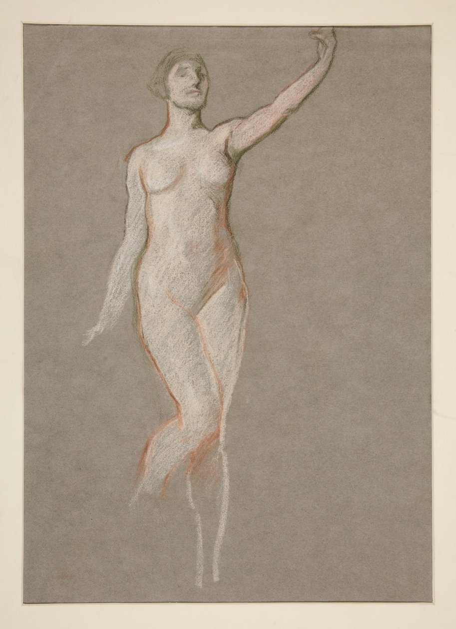 Figurenstudie für von Edwin Austin Abbey