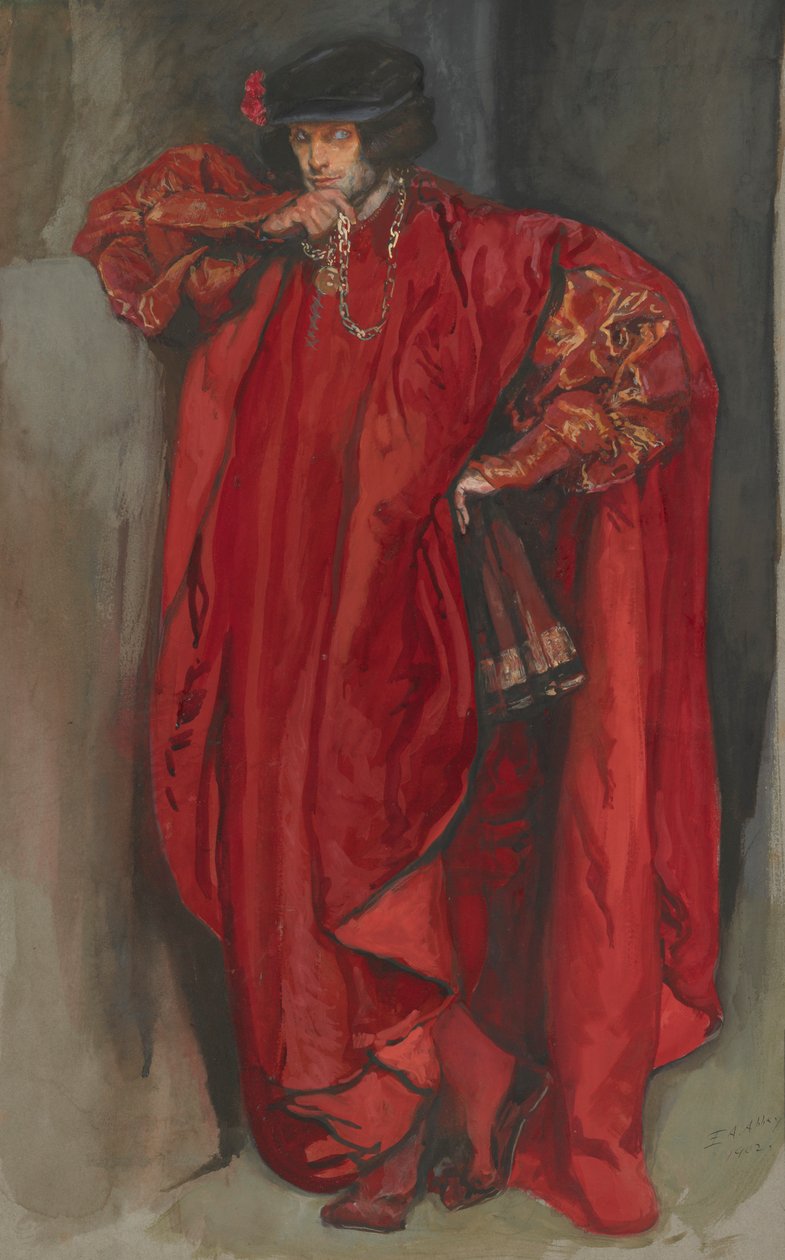 Iago, aus Othello von Edwin Austin Abbey