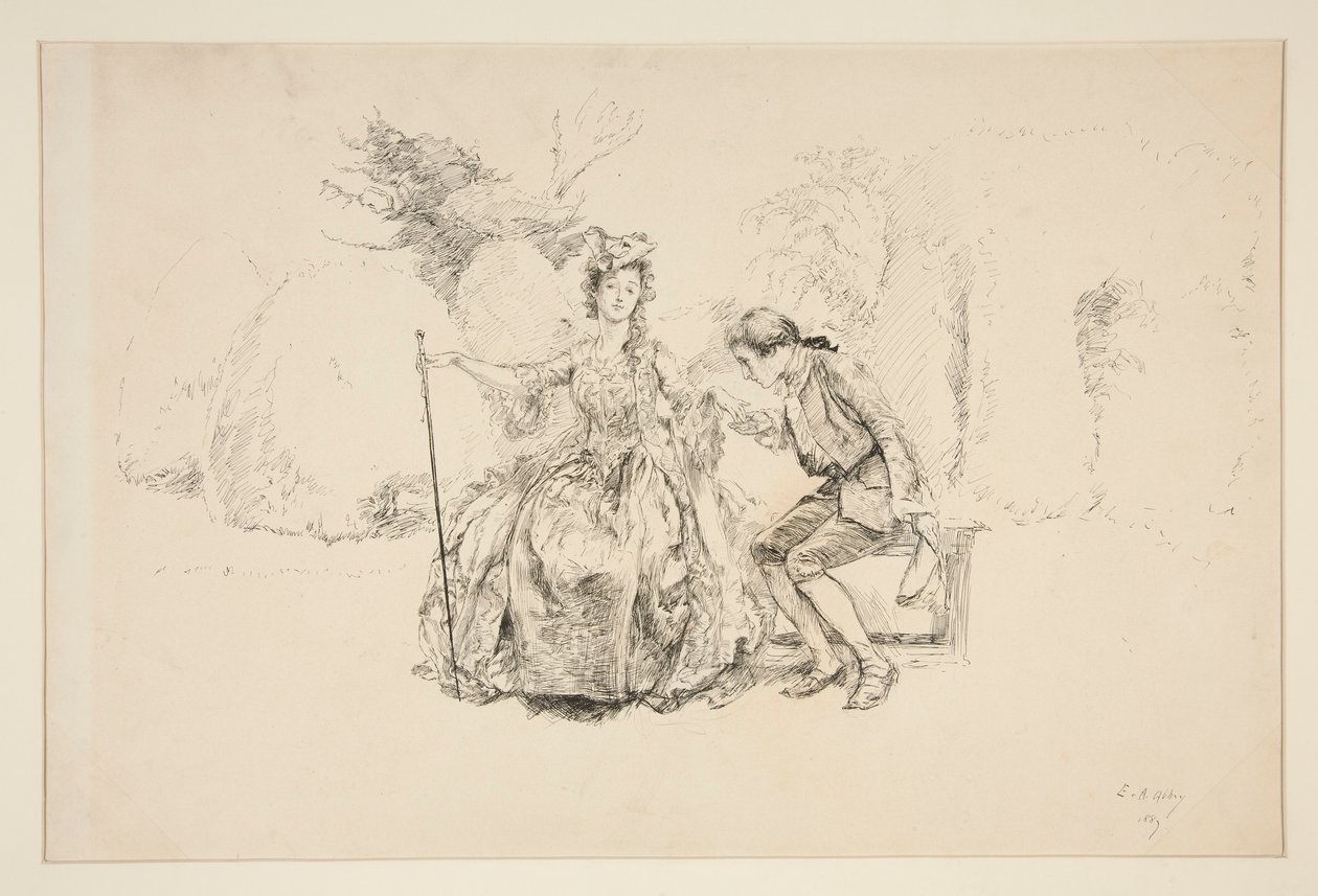 Illustration für von Edwin Austin Abbey