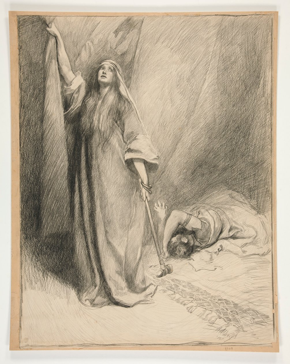 Jael und Sisera von Edwin Austin Abbey