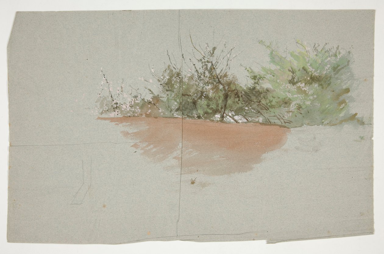 Landschaft mit Bäumen von Edwin Austin Abbey
