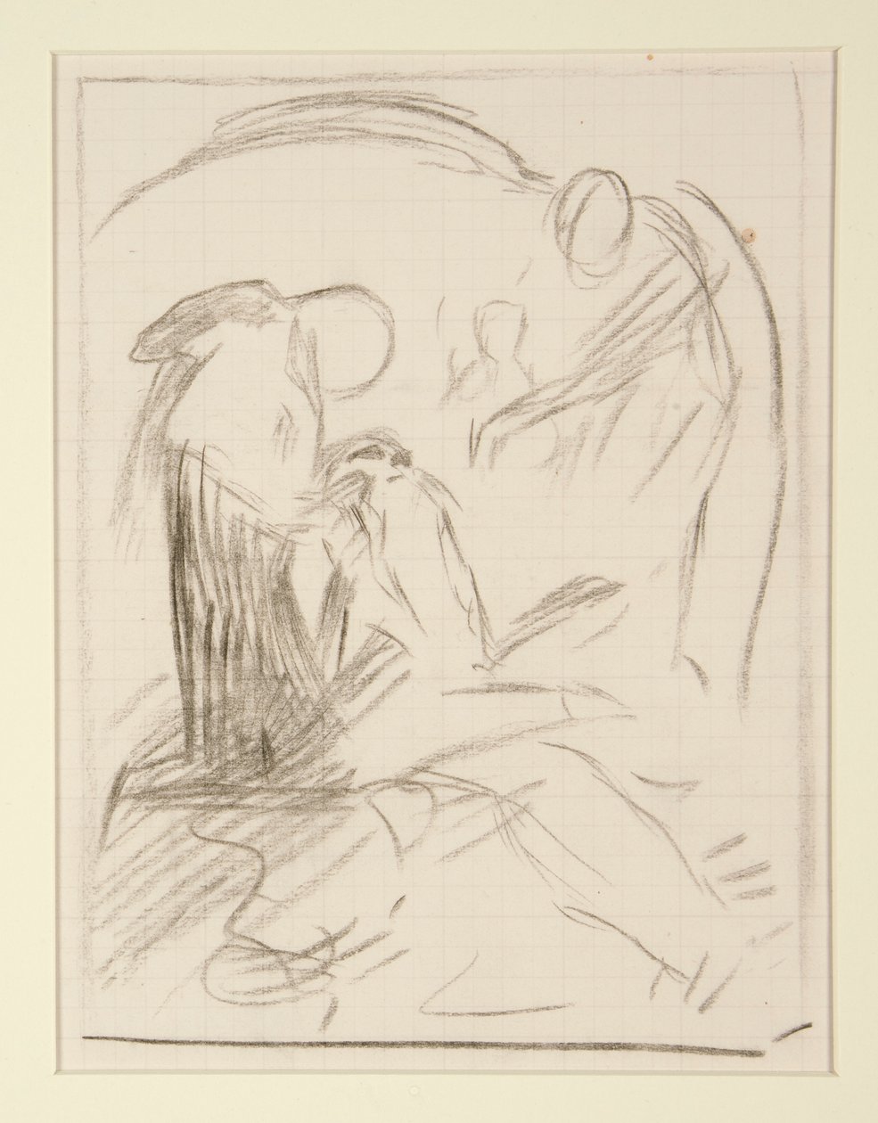 Zwei Kompositionsstudien für von Edwin Austin Abbey