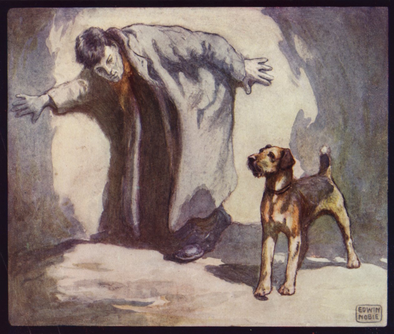 Polizeihund bei der Arbeit von Edwin Noble